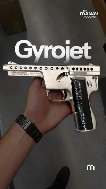 The Gyrojet fired tiny rocket powered rounds instead. Each round kept accelerati