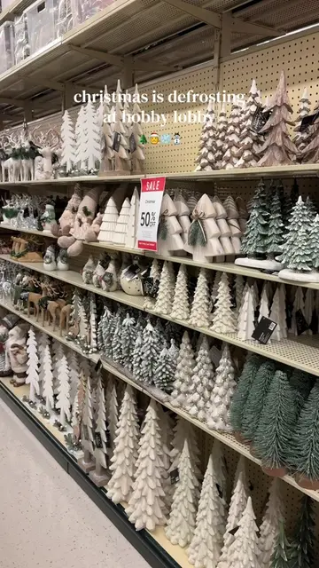 It’s never too soon to shop for Christmas… especially when Hobby Lobby has their