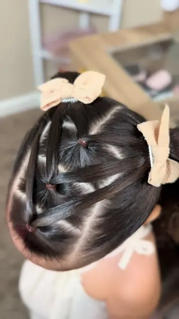 Must try toddler hairstyle for your baby girl 😍 cute, simple, easy and out of t