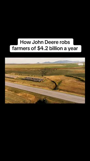 John Deere is costing American farmers $4.2 billion a year by restricting them f