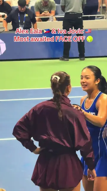 🇵🇭❤️🇺🇸 FRIENDS OFF COURT. RIVALS ON COURT.  Alex Eala 🇵🇭 vs Iva Jovic 🇺🇸