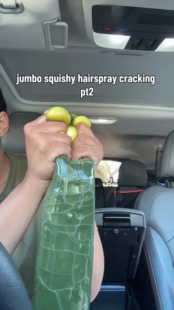 pt 2  #asmr #hairspraycrackingsquishy #hairspray #squishy #squishyasmr