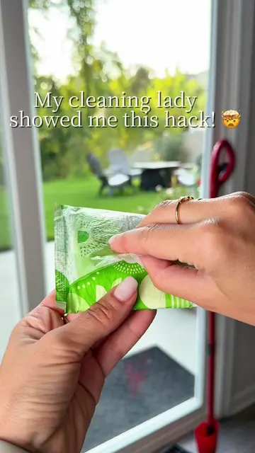 My cleaning lady showed me this hack! 🤯✨ Such a simple cleaning trick, but so u