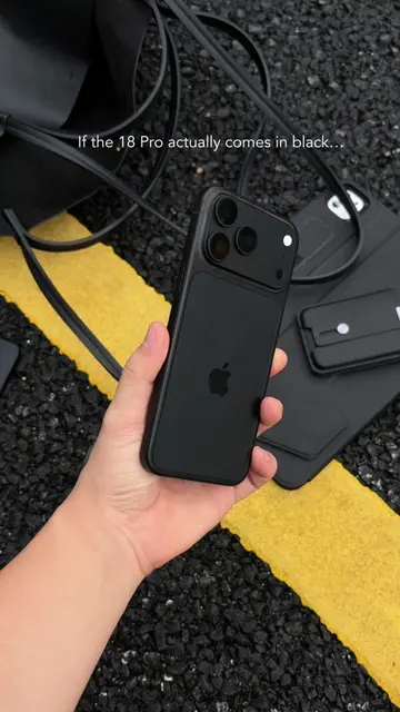 Black iPhone 18 Pro? Would you get it? #iphone18pro #iphone18promax #leaks #tech