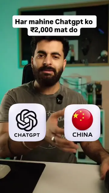 Dont pay Chatgpt ₹2,000 every month Instead use these free alternatives. . . . #