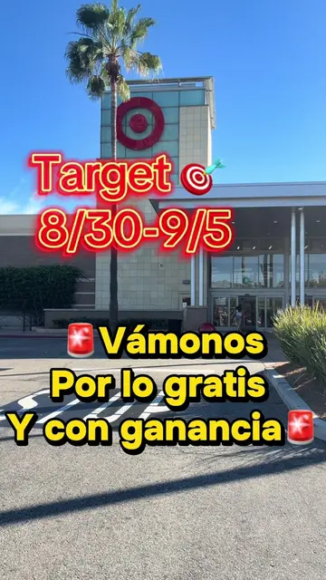 Target 🎯 8/30-9/5 vámonos por lo gratis y barato 🤑🤑🤑🤑 #target #targetdeals 