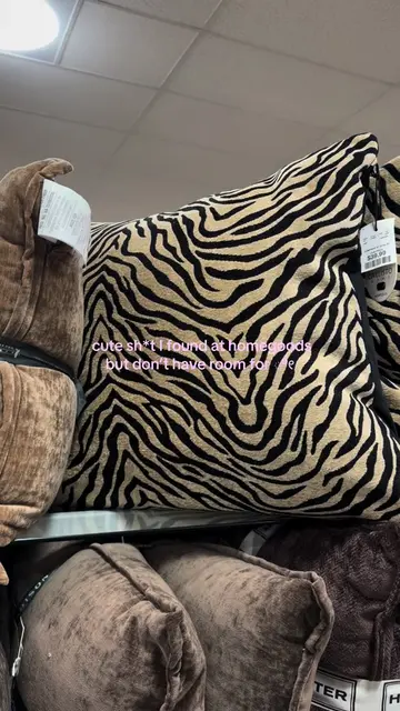 I feel like these zebra pillows are so much better than the target ones. Just a 