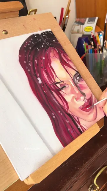 i feel like nicole ✨💅 #adela #prima #nicolekidman #fyp #painting @ADÉLA 