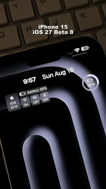 This iOS 27 beta 8 dynamic clock widget you’ll actually use every day. Easy tuto