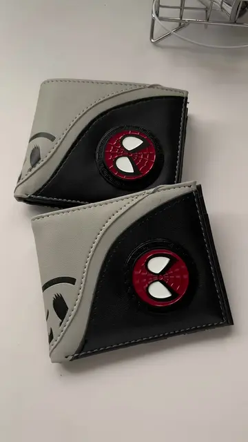 spider-man wallet 🕸️🕷️ #spiderman #spidermanwallet #leatherwallet #walletrecom