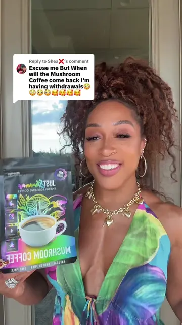Replying to @Shea❌ our mushroom coffee is BACK!! Grab her while you can! #mushro