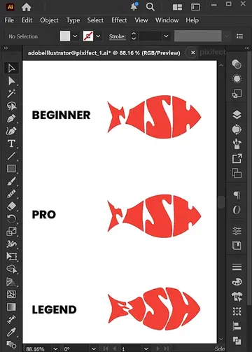 Adobe illustrator 2027 - Tips to Make with Top Object Like a Legend #GraphicDesi