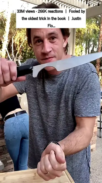 33M views · 266K reactions ｜ Fooled by the oldest trick in the book ｜ Justin Flo