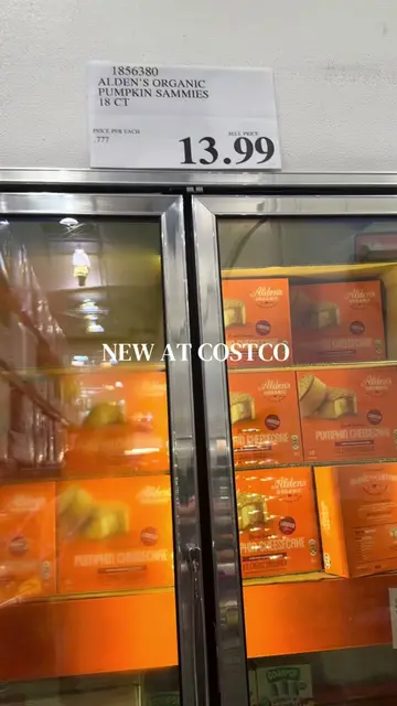 Pumpkin cheesecake ice cream sandwiches new @Costco Wholesale, perfect for a lat