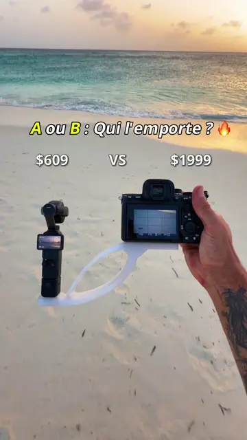 Faites votre choix : A ou B ? 👀 On a comparé Osmo Pocket 4P avec un autre setup