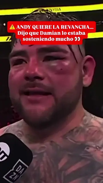 Andy Ruiz despues de Su derrota 👀  #AndyRuiz #Boxeo #BMERingside 