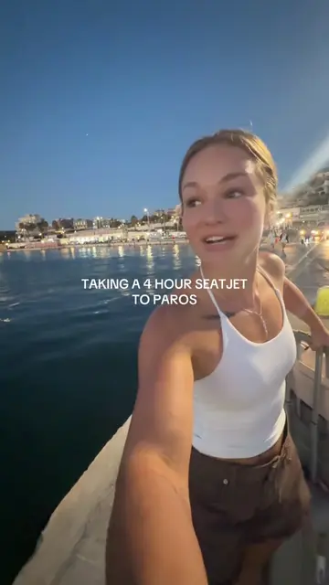 We got lucky with how smooth and easy our process was! #seajets #greece #paros #