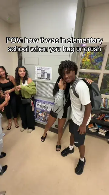 Hugging my crush for the first time #fyp #tiktok #funny #funnyvideo #haha 