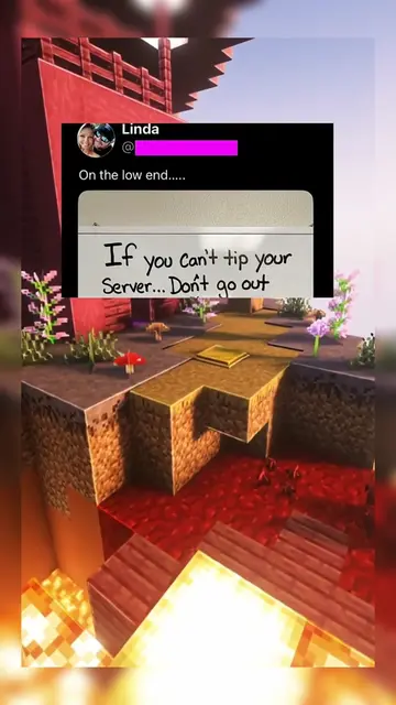 how much do you tip ? bro what #story #minecraftparkour #justagirl #aita 