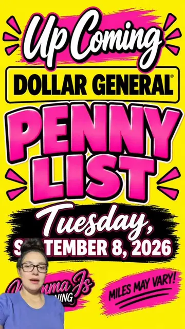 UPCOMING PENNY LIST 9/8/26 VISUALS & UPCs #pennylist #pennylistvisuals #dollarge