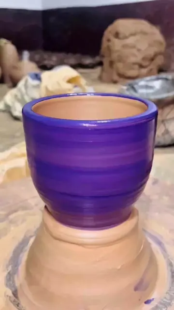 Satisfying Pottery Art & Craft Freshly cut straight off the spinning wheel!mPure