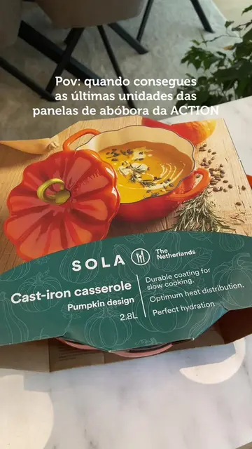 Conseguimos as panelas de Abóbora virais da @Action Portugal ☺️ #creatorsearchin