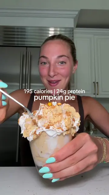 PUMPKIN PIE FLUFF RECIPE POSTED IN THE VIDEO AFTER THIS🎃🩷 #pumpkinpie #protein