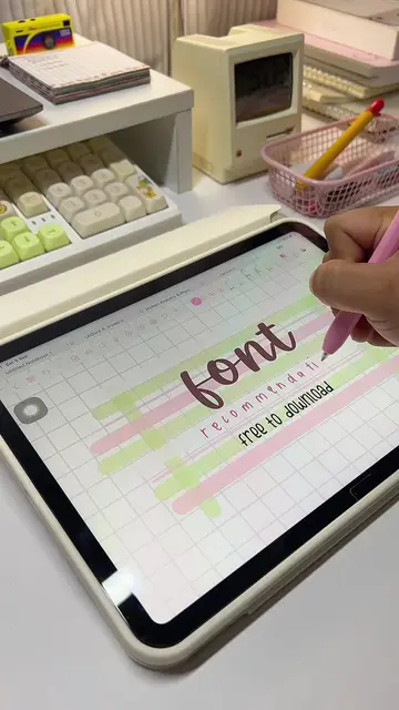 Font recommendation that you can use for your digital notetaking ✨  #ipadstudy #