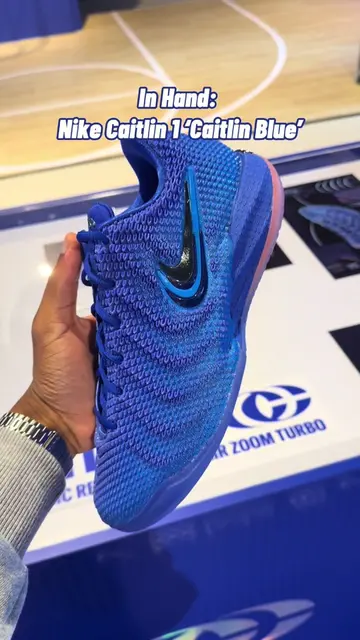 Here’s an in hand look at the upcoming Nike Caitlin 1 ‘Caitlin Blue’. Releasing 