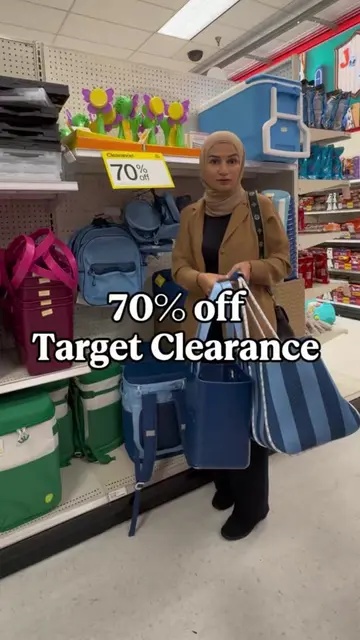 Target summer clearance is hitting 70% off at some stores right now 👀 The signs