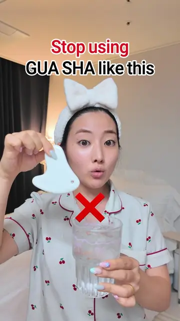 How to gua sha correctly🌟 #blancnatureus #blancnaturecleansingfoam #teatreeclea