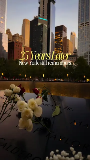 25 years later, New York still remembers. 🕊️ As September 11 approaches, the 9/