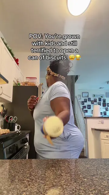 Why am I still afraid to open a can of biscuits? 😂 I know it’s going to pop, bu