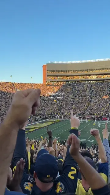 HAPPY GAMEDAY 〽️🏈 @University of Michigan 💙💛 #umich #michiganfootball #Colleg