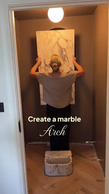 PART 6 of my downstairs loo renovation and we have a marble arch. This tile cost