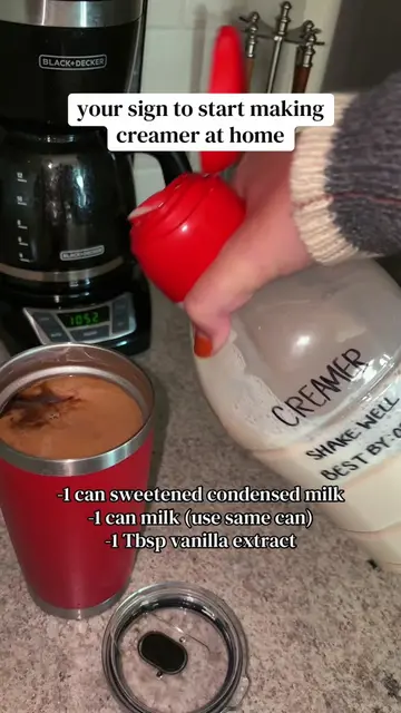 this tastes SO much better than any store bought creamer i've had - even better 