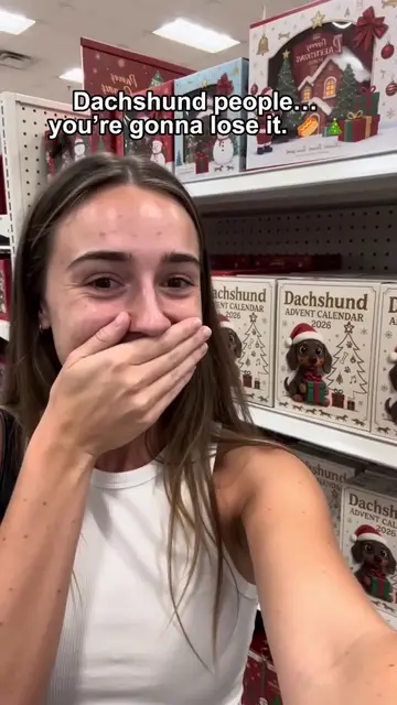 link in bio 🐾 opening one tiny dachshund surprise every day until Christmas mig