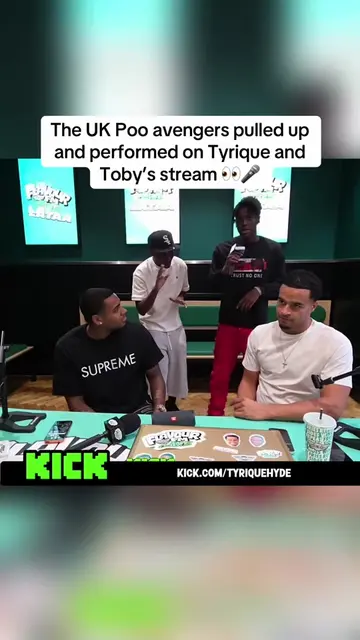 The UK Poo avengers pulled up and performed on Tyrique and Toby’s stream 👀🎤 @T