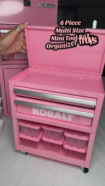 6 Pc Multi Size Mini Tool Box Organizer Trays  #nabety #minitoolbox #organizertr
