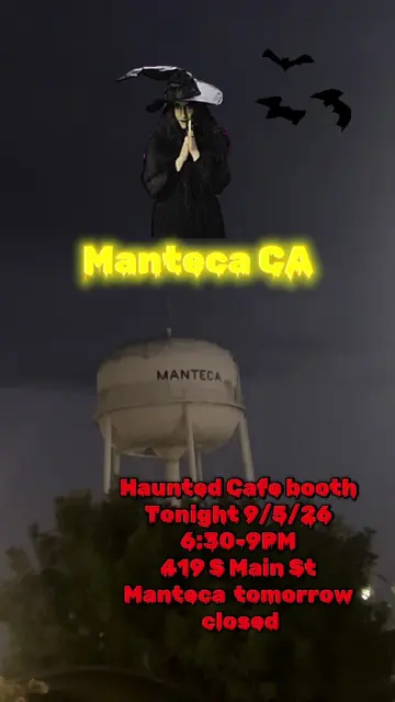 Come on out!! Support local and have some fun too! #209📍 #hauntedhouse #cafe #f