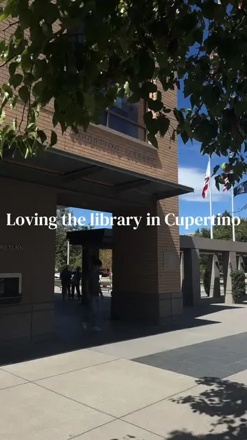 The best library I’ve been to so far! #cupertino #library #BookTok #cupertinocal
