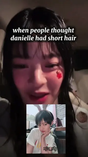 danielle has super hair transformation 😭😭😭💀💀💀 #newjeans #hanni #danielle 