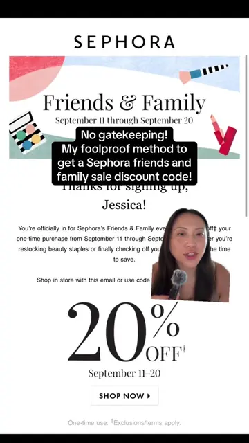 Thank you to all the Sephora employees who are so generously posting their codes