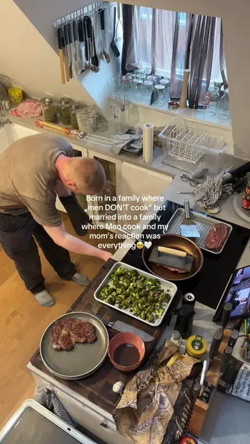 Not her watching him cook the whole time🥺🥺