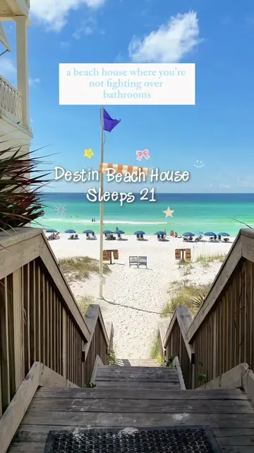 Sleeps 21 | 7 bedrooms & 7.5 bathrooms! Desti, Florida  Click the green location