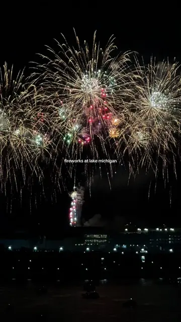 chicago navy pier fireworks saturday 10pm! LAST FIREWORK SHOW OF THE SUMMER 🥹 #