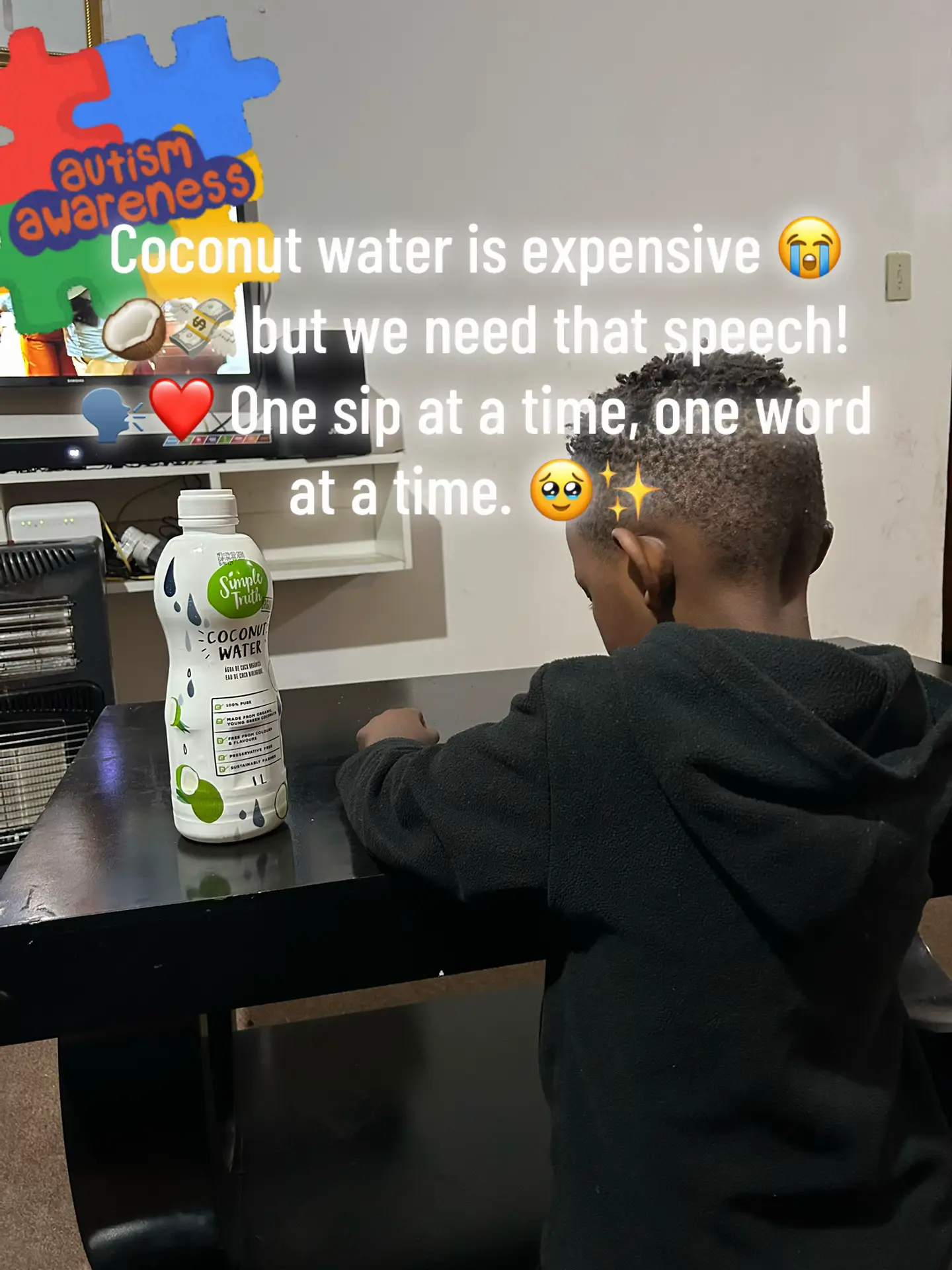 Coconut water may be expensive, but when you’re a mama praying for those words, 
