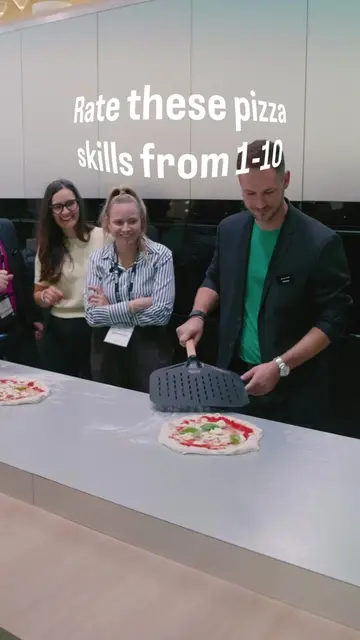POV: You think you’re good…until the real pizza chef steps in 🍕👀 #IFA #gorenje