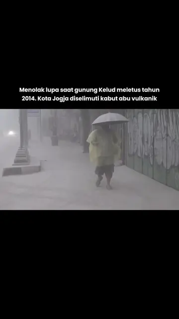 Inilah situasi nyata saat gunung api meletus, wilayah dalam radius tertentu bisa