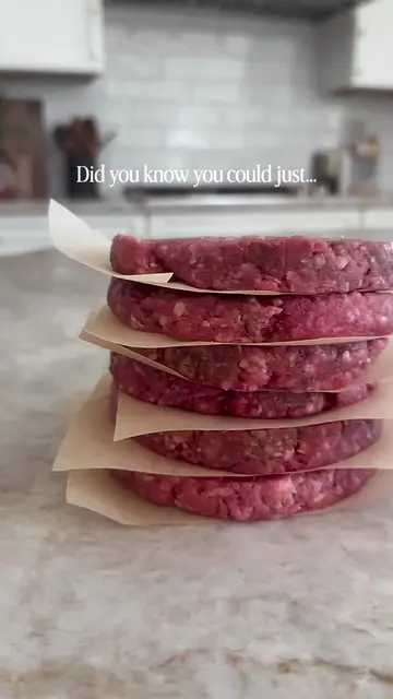 Perfectly shaped burgers + freezer storage all in one 🙌 This 12-piece burger pr
